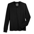 thumbnail image 2 of American Rag Heathered Henley Shirt para hombre, negro, XX-Large American Rag henley, 2 of 2
