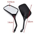 thumbnail image 4 of 1 Pair 10mm Universal Motorcycle Rearview Mirrors Clockwise Screw Universal Reversing Mirror Modified Accessories, 4 of 5