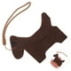 thumbnail image 3 of GOOHOCHY Dispensador portátil de bolsas de caca para perros, contenedor de bolsa de basura de fieltro de simulación con rollo de bolsa de basura para mascotas, suministros al aire libre (marrón), 3 of 7