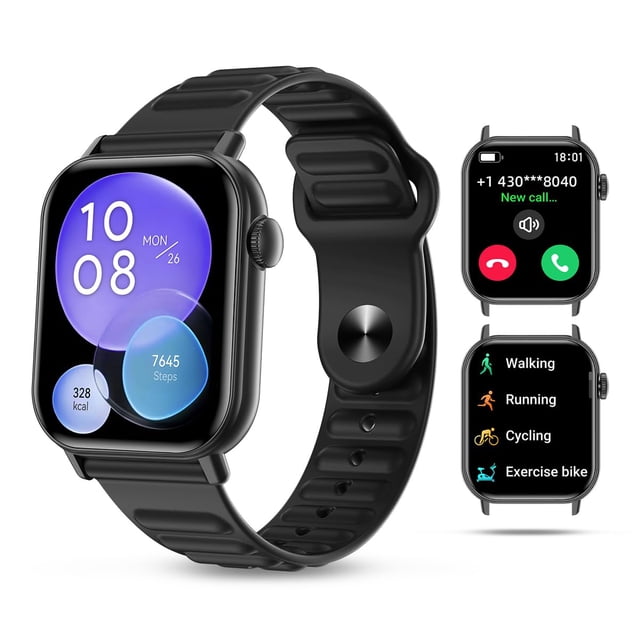 Smartwatch QTLLBT 1.8 pulgadas Bluetooth Call 100 modos deportivos