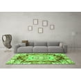 thumbnail image 3 of Ahgly Company Indoor Rectangle Abstract Green Modern Area Rugs, 2' x 5', 3 of 4