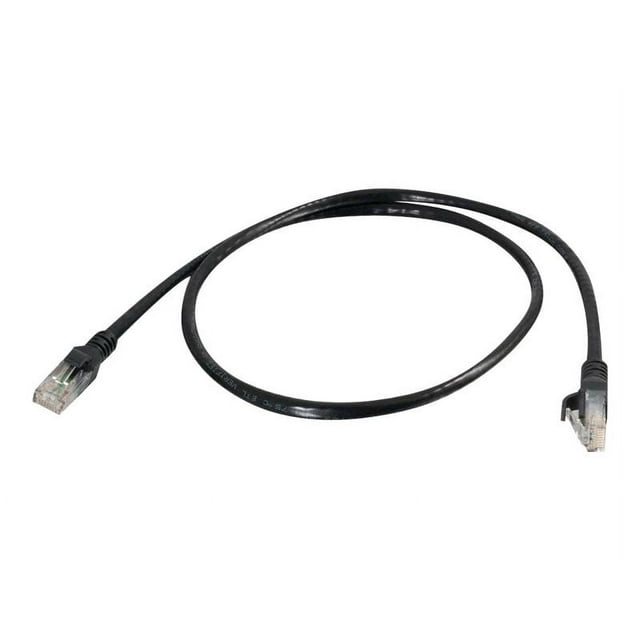 C2G 20ft Cat6 Snagless UTP Unshielded Ethernet Network Patch Cable (TAA) CAT 6 - Black - Câble de Raccordement - Conforme TAA - RJ-45 (m) à RJ-45 (m) - 20 Pieds - UTP - - Moulé, Sans Accroc, Séché - Noir
