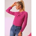 thumbnail image 2 of Dde San Patricio BluElegante De ManLarCon Cuello De Volantes Y Lunares Vintage PaMujer Fucsia-sólido XL, 2 of 6