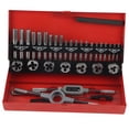 thumbnail image 2 of Long Service Life Tap And Die Set, Bearing Steel Rethread Tap And Die Tool, Brass For Process Stainless Steel Cast Iron Other Difficult-to-process Metals, 2 of 8