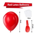 thumbnail image 2 of Globos de fiesta de látex Bezente rojos de 5 pulgadas, paquete de 150, 2 of 9