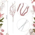 thumbnail image 6 of Glitter Curly Branches,Christmas Branches Vase Filler,Sparkling Christmas Tree Picks,30 Pcs Artificial Curly Twigs for Christmas Tree Garland Wreath,Craft Vases Home Garden DIY Decor,Pink, 6 of 7