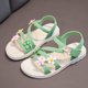 thumbnail image 1 of Sandalias de verano para niñas pequeñas 2023 nueva flor Simple lindo rosa verde niños sandalias niño bebé suave Casual escuela niños zapatos Tan Jianjun unisex, 1 of 2