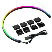 Vetroo Magnetic ARGB LED Strips 5V 3PIN for PC Aura SYNC, Gigabyte RGB Fusion, MSI Mystic Light Sync