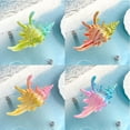 thumbnail image 5 of Weflink Vibrant Conch Charm Hair Claw Hairpin For Women Summer Vacation Headdress Securely Hold Beach Styling Tool, 5 of 17