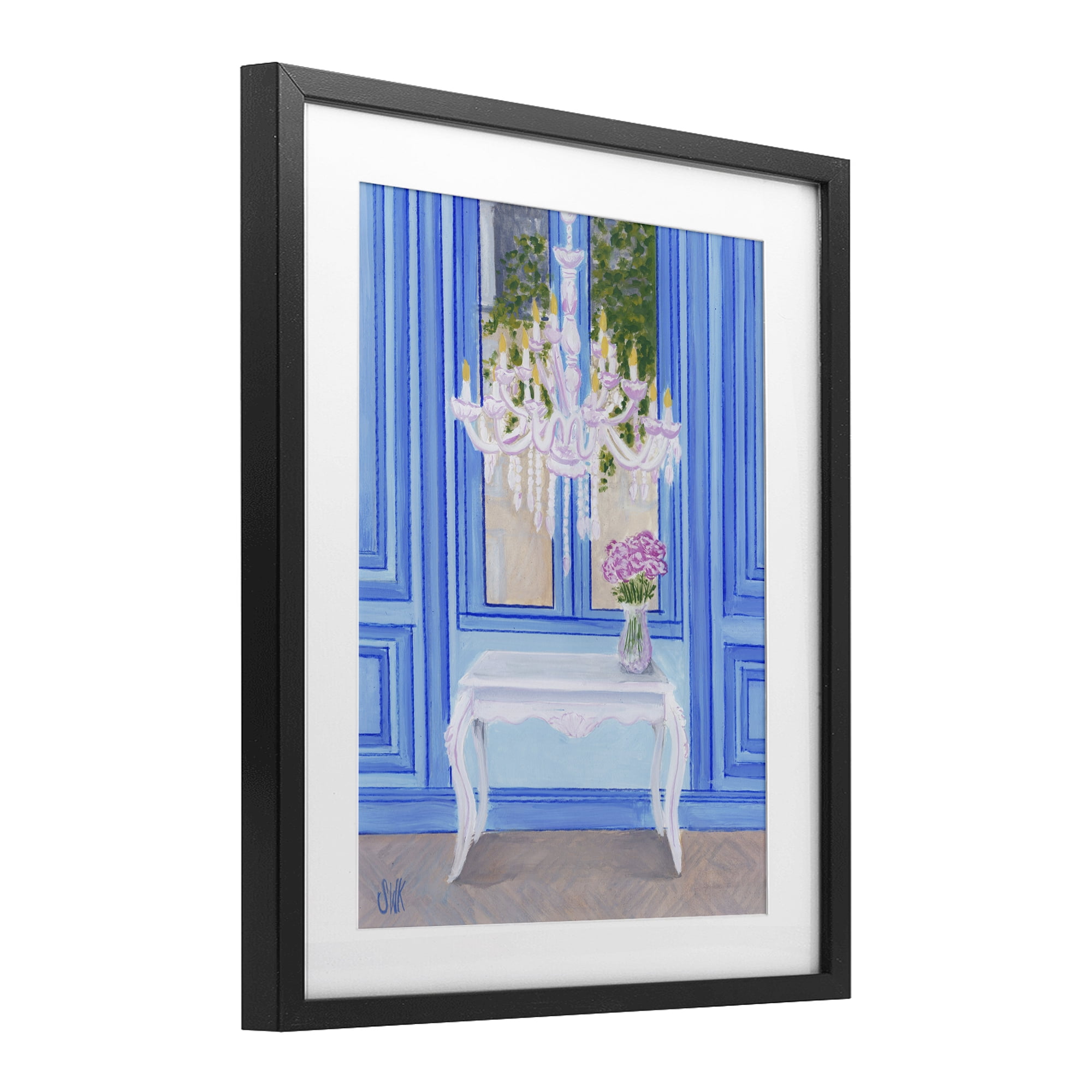 Stupell Industries French Window Architecture Black Framed Print Under Glass, design by Sarah Waldron Kimball