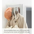 thumbnail image 3 of Yamazaki Home  Over-the-Door Hanger, Steel, Up To 1.375" Door, Wide, Holds 11 lbs - L 2.76 x W 11.81 x H  2.36 inches White, 3 of 7