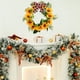 thumbnail image 1 of Decoraciones navideñas, adornos navideños, corona navideña, corona de ratán para colgar en la puerta o la pared, decoración navideña para escaparates, decoración para centros comerciales, regalo, coro, 1 of 6
