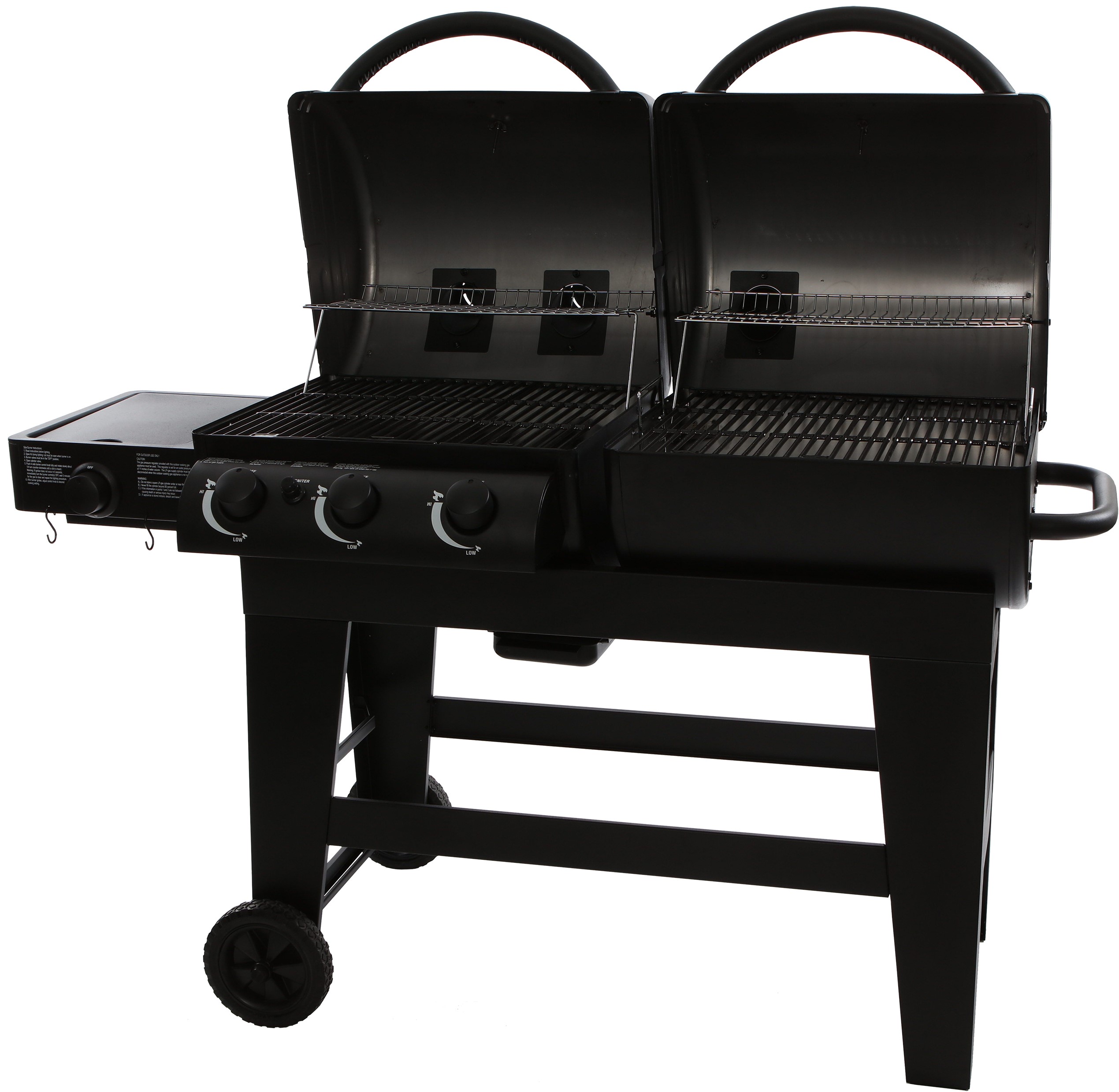 Char Griller Dual Function Gas And Charcoal Grill Black E5072