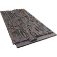 thumbnail image 5 of NewStone Canyon Ridge Faux Stone Panel, 45 3/4"W x 24 1/2"H x 1 1/4"D, Canyon Brown Color, 5 of 9