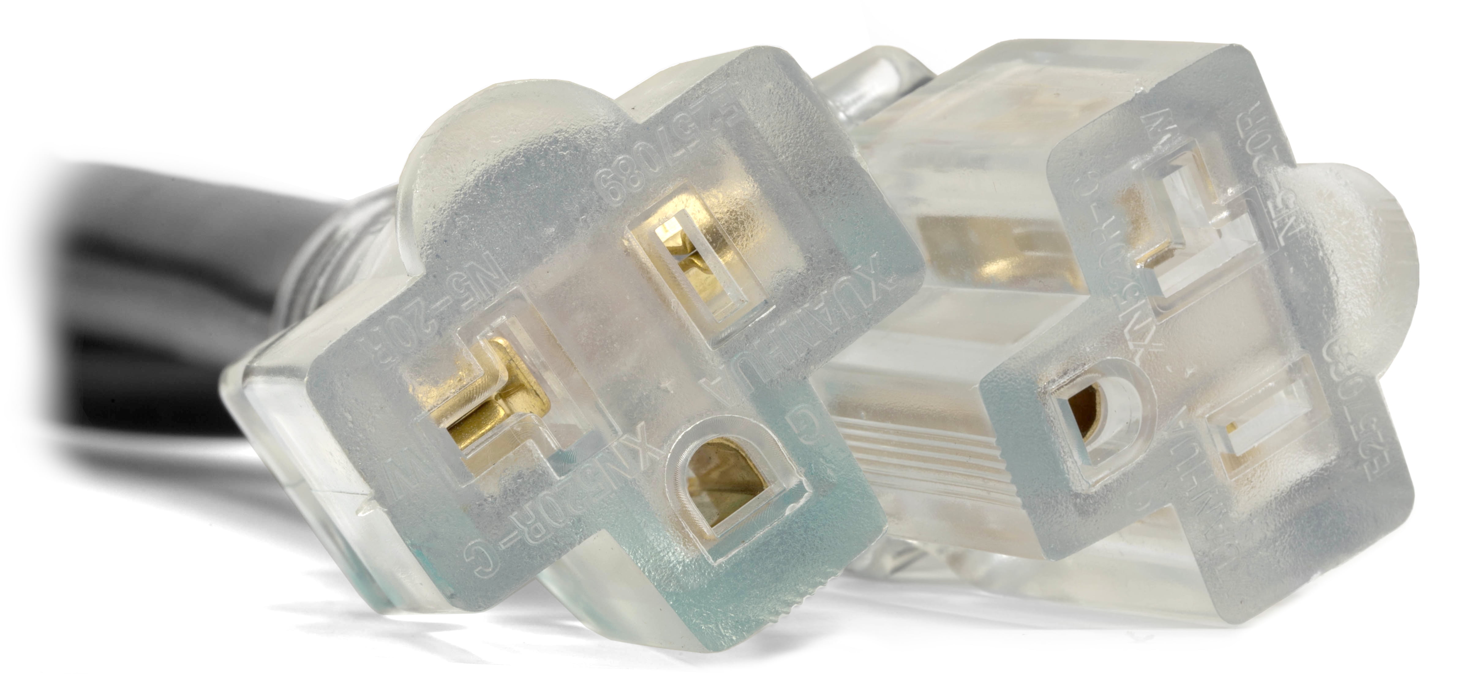 WEN 3 Feet 10-Gauge SJTW Generator Extension Cord Splitter (converts TT-30R to two 5-20R outlets)