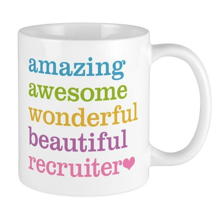 

CafePress - Awesome Recruiter Mug - Ceramic Coffee Tea Novelty Mug Cup 11 oz