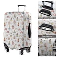 thumbnail image 5 of Rainbow Princess Carriage Pattern Luggage Cover Fashion Suitcase Cover Baggage Covers Fit 25-28 Inch Luggage (Go Travel), 5 of 5