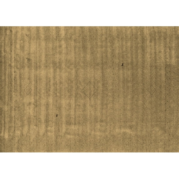 Ahgly Company Indoor Rectangle Abstract Brown Contemporary Area Rugs, 6' x 9'