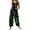 Green, variant on St Patricks Day - Jumpsuits For Girls Casual Sleeveless Loose Spaghetti Strap Summer Rompers Long Pants With Pockets