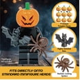 thumbnail image 4 of Minizfigs Juego de calabazas espeluznantes de Halloween - 70 piezas a granel de calabazas, murciélagos y arañas naranjas Jack-O-Lantern Accesorios de juguete de construcción clásicos para minifiguras, 4 of 5