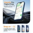 thumbnail image 4 of Magnetic Case for iPhone 16 Pro Max with Full Camera Protection [Compatible with Magsafe] [Translucent Matte] Protective Phone Case, Hot Pink, 4 of 5