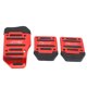 thumbnail image 5 of Kit De Cubiertas De Pedal De Coche, Almohadillas De Pedal De Transmisión Manual De Freno De Gas De aleación De Aluminio Antideslizantes, Universales Para La Mayoría De Los, 5 of 7