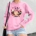 thumbnail image 1 of Game Day Shirt Women Cute Football Sweatshirt Rugby Ball Graphic Tee Tops Long Sleeve Crew Hoodie, 1 of 4