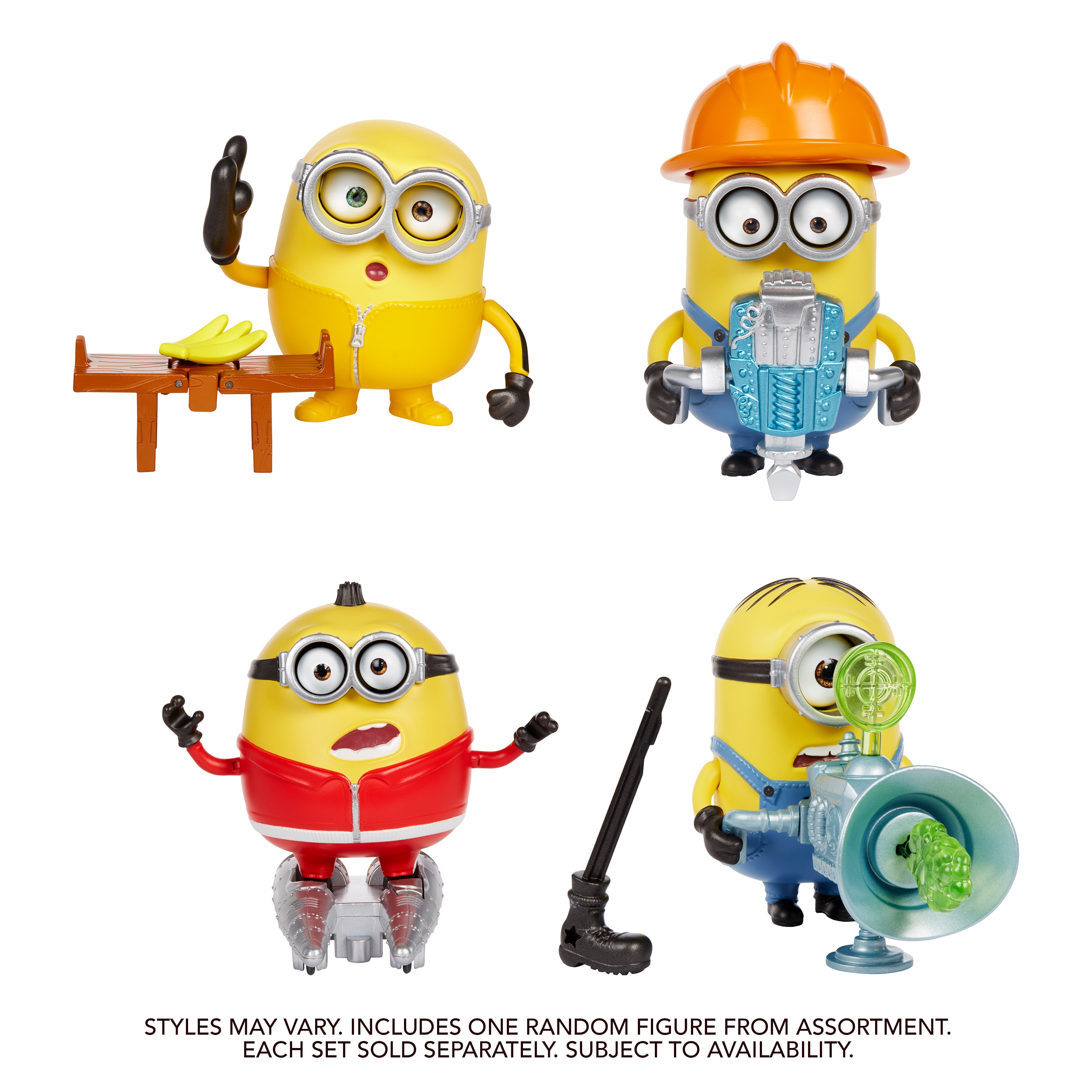 Minions The Rise Of Gru Splat Ems Kung Fu 3 Pack Toy For 4 Year Olds Up Walmart Com Walmart Com