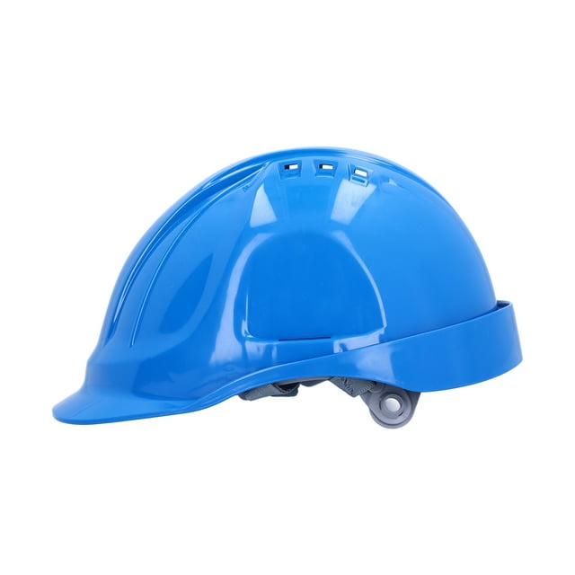 Hard Hat Helmet Construction Hard Hat Construction Protective Equipment Blue Breathable ABS Hard Hat Adjustable Anti-Smash Comfortable Helmet For Construction Sites