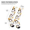 thumbnail image 5 of Bixox Penguin With Flowers Print Compression Socks,Compression Socks Women & Men Circulation for Medical,Running,Athletic, 5 of 7