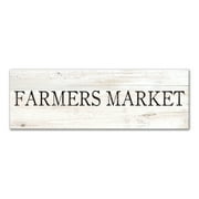 Creative Products Farmers Market Sign 12x36 Canvas Wall Art