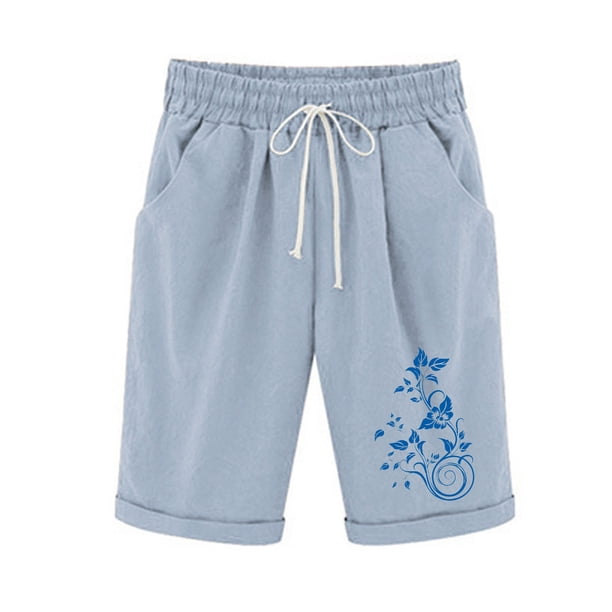 Cordón de Impresión de la Cintura Elástica Casual, Pantalones de Pijama para el Hogar, la Playa, la Ropa de Dormir Y el Uso Diario