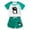Green, variant on Odeerbi 1-12 Years Kids Boys Girls Summer Outfits Dinosaur Print Cotton Short Sleeve T-Shirt Shorts Two-piece Set Casual Loungewear Kids Boys Girls Clothes