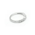 thumbnail image 3 of Zarina Anniversary Band Ring for Women Sterling Silver Cz Ginger Lyne Collection, 3 of 5