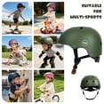 thumbnail image 2 of XJD Kids Bike Helmet Toddler Helmet Ages 3-12 Boys Girls Childrens Helmet,Multi-color Adjustable Lightweight Multi-Sport Helmet, 2 of 10