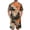 Deep Red, variant on Mens Halloween 2 Piece Sets Castle Candy Short Sleeve Spooky Tees Matching Witch Hat Skull Bermuda Funny Shorts, XL