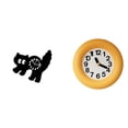 thumbnail image 1 of Reloj de pared,Reloj de pared decorativo para baño o dormitorio,Reloj de pared para gatos silencioso,sin tictac,ideal para regalar.,Reloj de pared,Reloj de pared redondo moderno y silencioso, 1 of 8