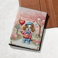 thumbnail image 5 of Happy Valentine’s Day Adorable Brittany Spaniel Puppy Holding Heart Balloon Travel Passport Wallet Brittany Dog Lover Gifts Idea PU Leather Passport Holder Cover - 00030, 5 of 5