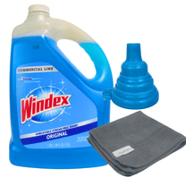 Windex Refill Commercial Line Glass Cleaner Kit, 1 Gallon