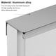 thumbnail image 5 of 4 manijas de tirador de borde de dedo de montaje, manija oculta de aluminio de 80/120 mm Gabinetes Cajones Manija Pestaña para el hogar Cocina Puerta Cajón Gabinete Perillas Tiradores de armario Fokelyi 221076-4, 5 of 9