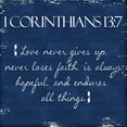 thumbnail image 2 of Greene, Taylor 20x20 Black Ornate Wood Framed with Double Matting Museum Art Print Titled - Corinthians Blue, 2 of 4