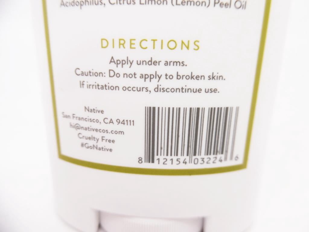 Native Deodorant, Bergamot & Pine, Aluminum Free, for Women and Men, 2.65 oz