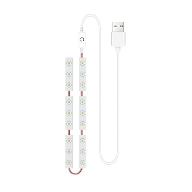 Bamboohart LED Vanity Mirror Lights - Dimmable Strip for Makeup Table & Bathroom Memory Function Timed Shutdown Stick-on Installation