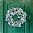 thumbnail image 4 of Artificial Christmas Wreath Front Door Winter Wreath Realistic Green Xmas Decor Christmas Decoration for Party Office House Window Home S, 4 of 8