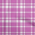 thumbnail image 1 of oneOone Tissu en Coton Violet Cambrique Tartan pour Robe Tissu Imprimé au Mètre 42 Pouces de Large, 1 of 4