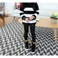 thumbnail image 4 of Seyurigaoka Kids Baby Girls Pants Solid Color Cool Leather Pants Stretch Children Skinny Pencil Leggings 1-8Y, 4 of 6