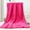 Hot Pink, variant on Solid Color Blanket Flannel Small Blanket 50X70Cm Green (Fruit Green) Hyrbek Polyester Blanket Premium Material