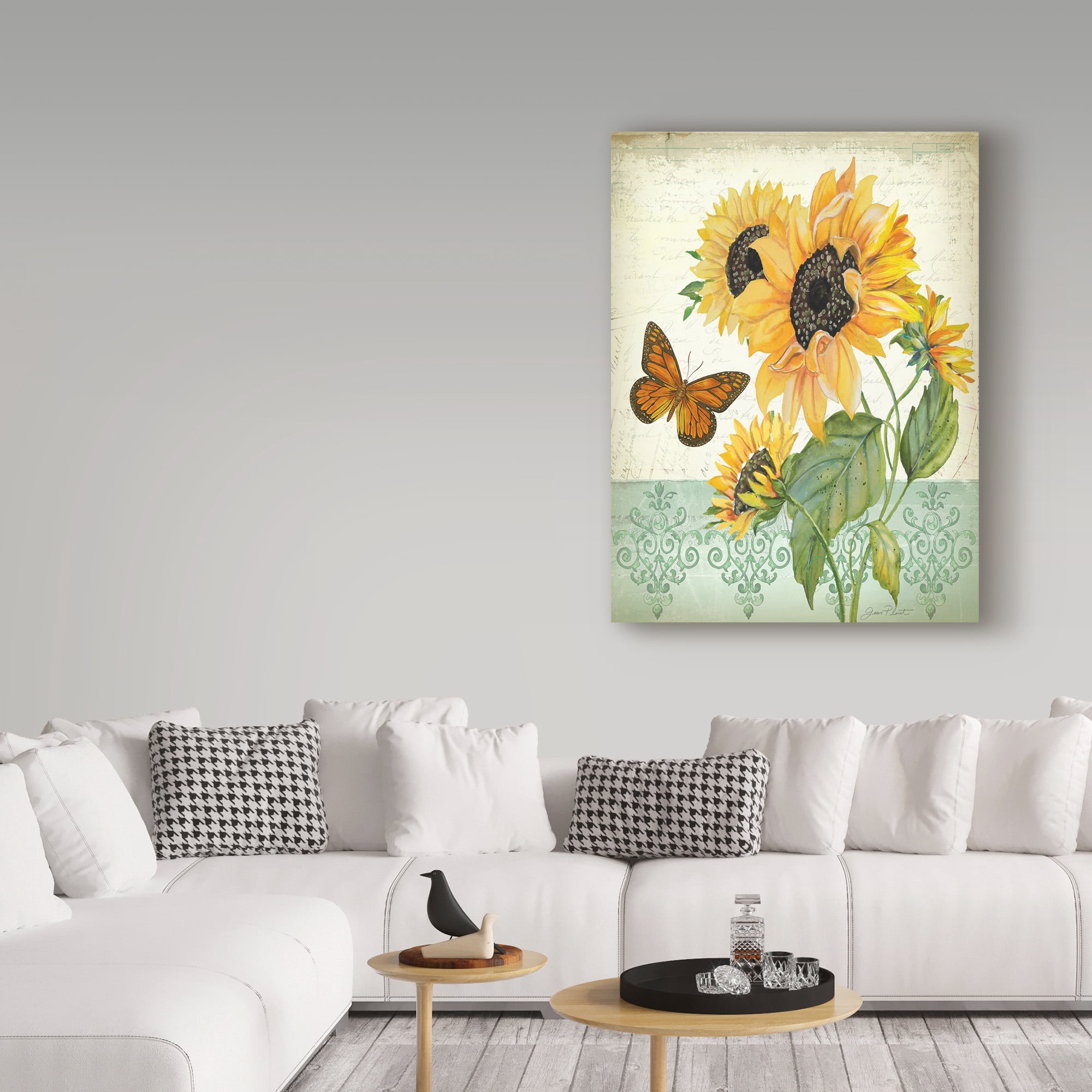 Trademark Fine Art 'Summertime Botanicals 1' Canvas Art by Jean Plout