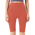 thumbnail image 1 of Pantalones de yoga ajustados Hukapapa para mujer, de corte T, color melocotón, para fitness, cintura alta, para entrenamiento de levantamiento de glúteos, fitness, yoga, mandarina, 1 of 5