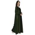 thumbnail image 2 of Bimba Women Islamic Prayer Dress With Hijab Cuff Sleeves Traditional Muslim Abaya Dresses, 2 of 7